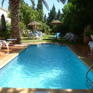 4 bedrooms villa with sea view private pool and enclosed garden at Hammamet 1 km away from the beach