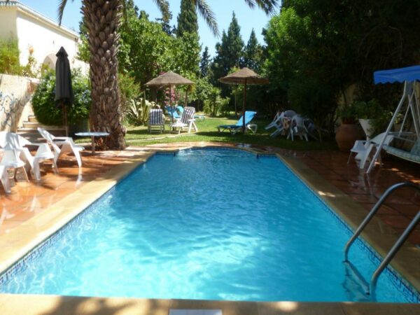 4 bedrooms villa with sea view private pool and enclosed garden at Hammamet 1 km away from the beach