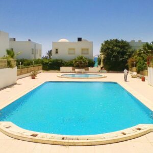 One bedroom appartement at Nabeul 50 m away from the beach with shared pool and wifi